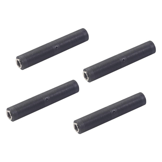 4pcs Guitar Microphone Audio Converter Coupler 1/4in Extender Connector