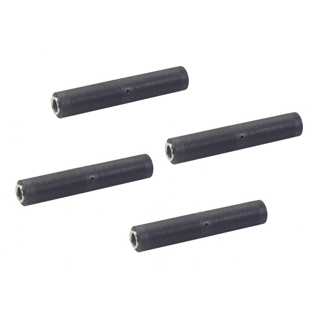 4pcs Guitar Microphone Audio Converter Coupler 1/4in Extender Connector