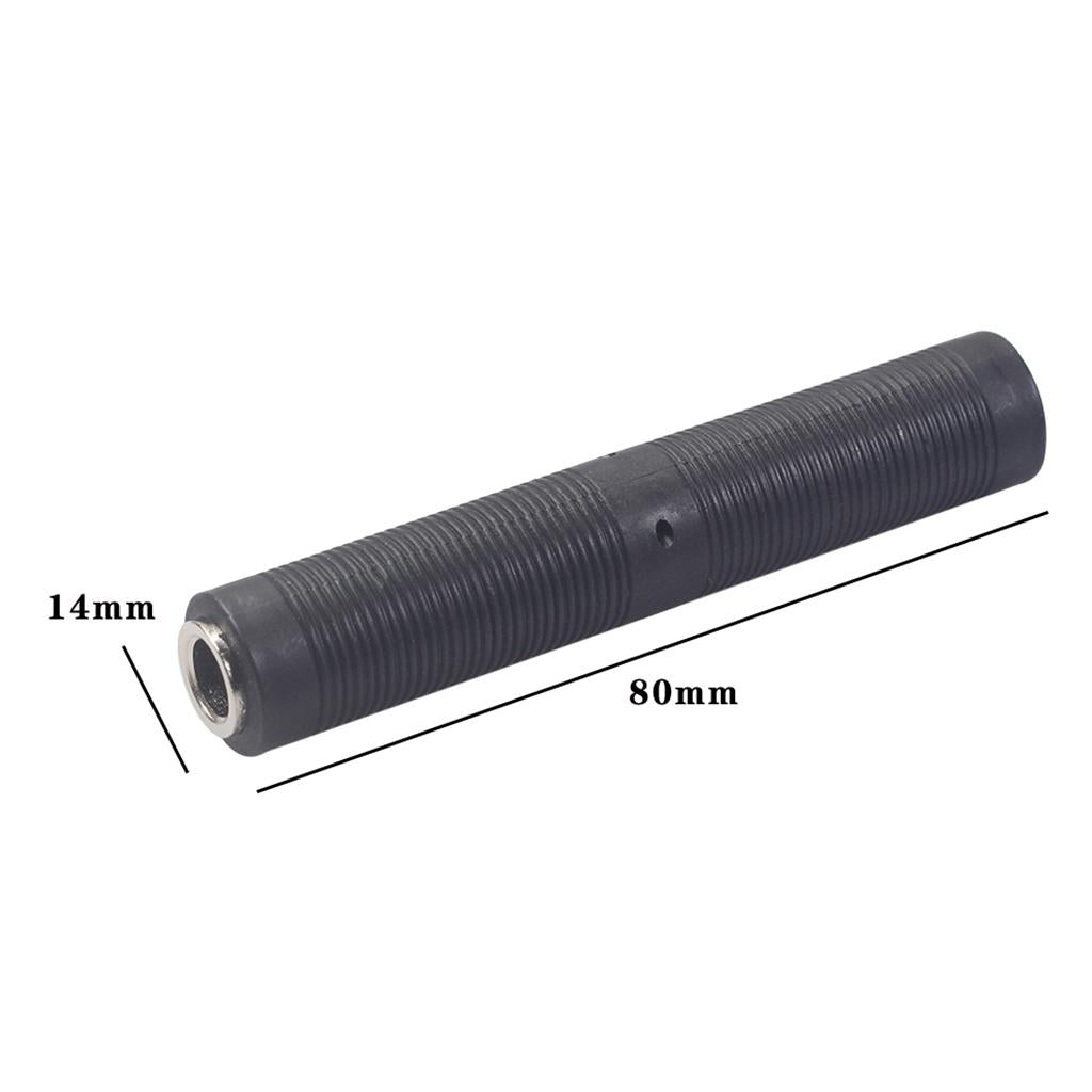 4pcs Guitar Microphone Audio Converter Coupler 1/4in Extender Connector