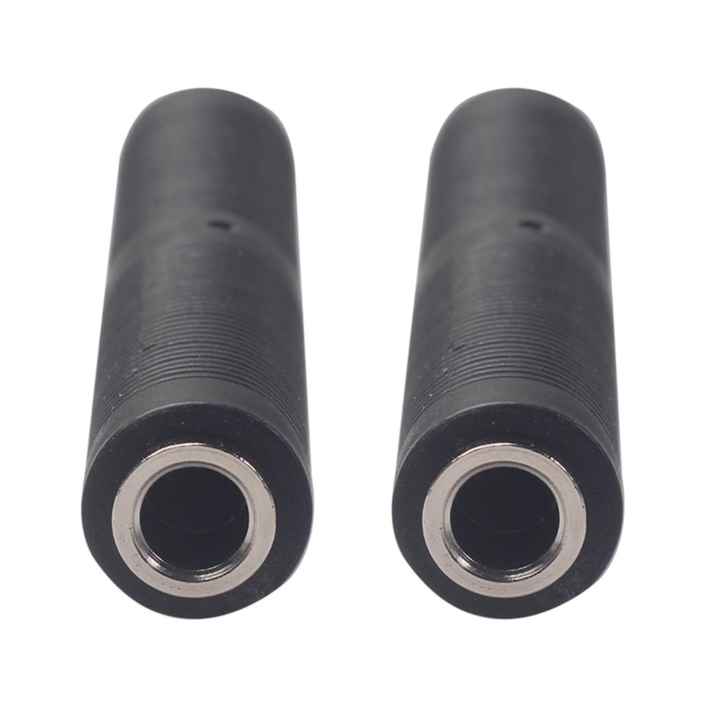 4pcs Guitar Microphone Audio Converter Coupler 1/4in Extender Connector