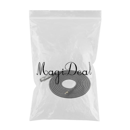 2.5m 3-Pin XLR Female to 3.5mm 1/8" Male Plug Microphone Sound Cord Cable