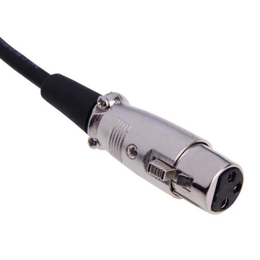 2.5m 3-Pin XLR Female to 3.5mm 1/8" Male Plug Microphone Sound Cord Cable