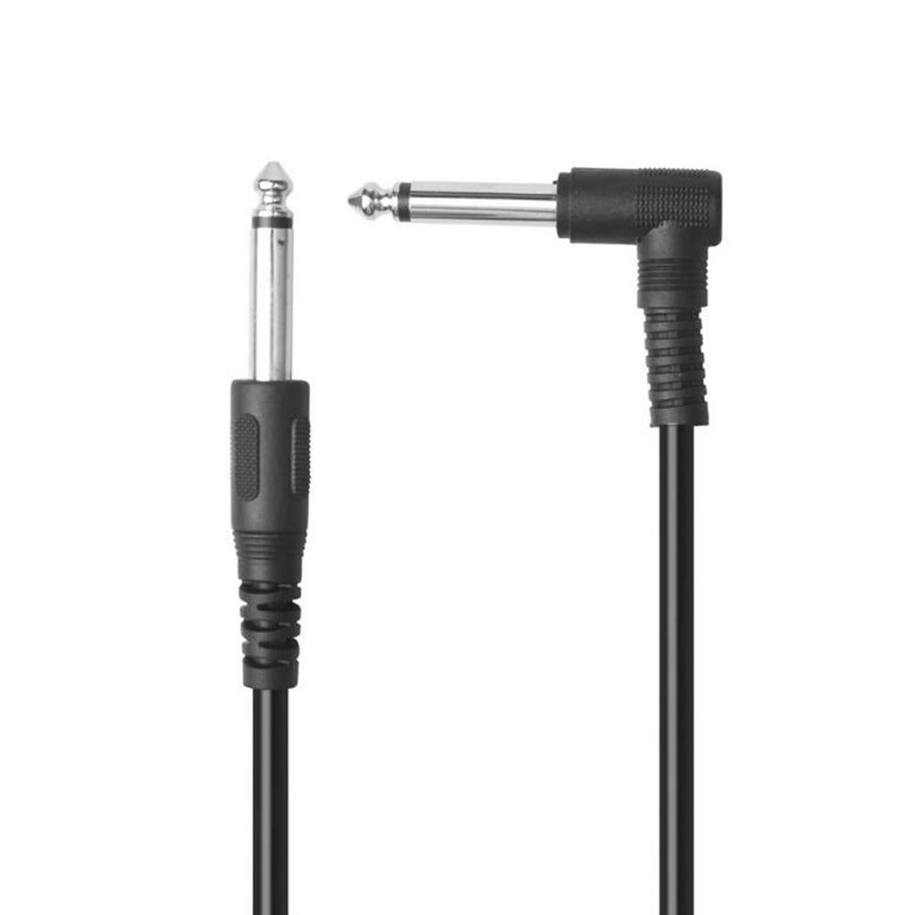 10ft 1/4inch 6.35mm Jack Plug Connector Audio Cable for Electric Guitar