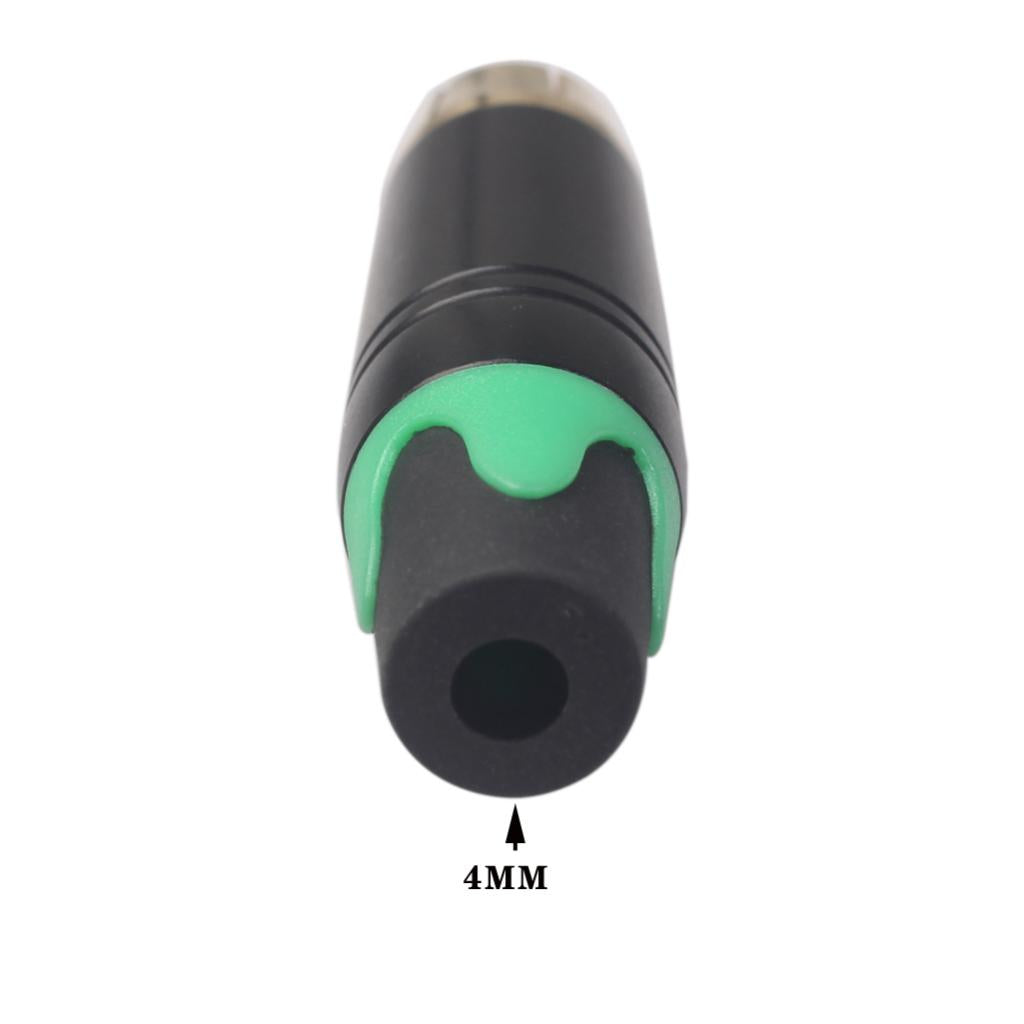 2pcs RCA Gold Plated Plug Audio Rca Cable Male Audio Video Connector Green