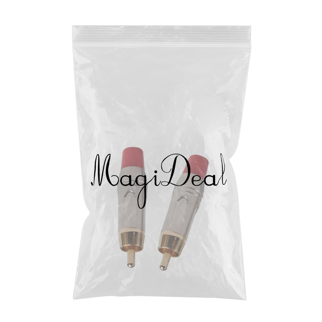 Gold RCA Snake Gold Plated Plug Audio Rca Cable Male Audio Video Connector