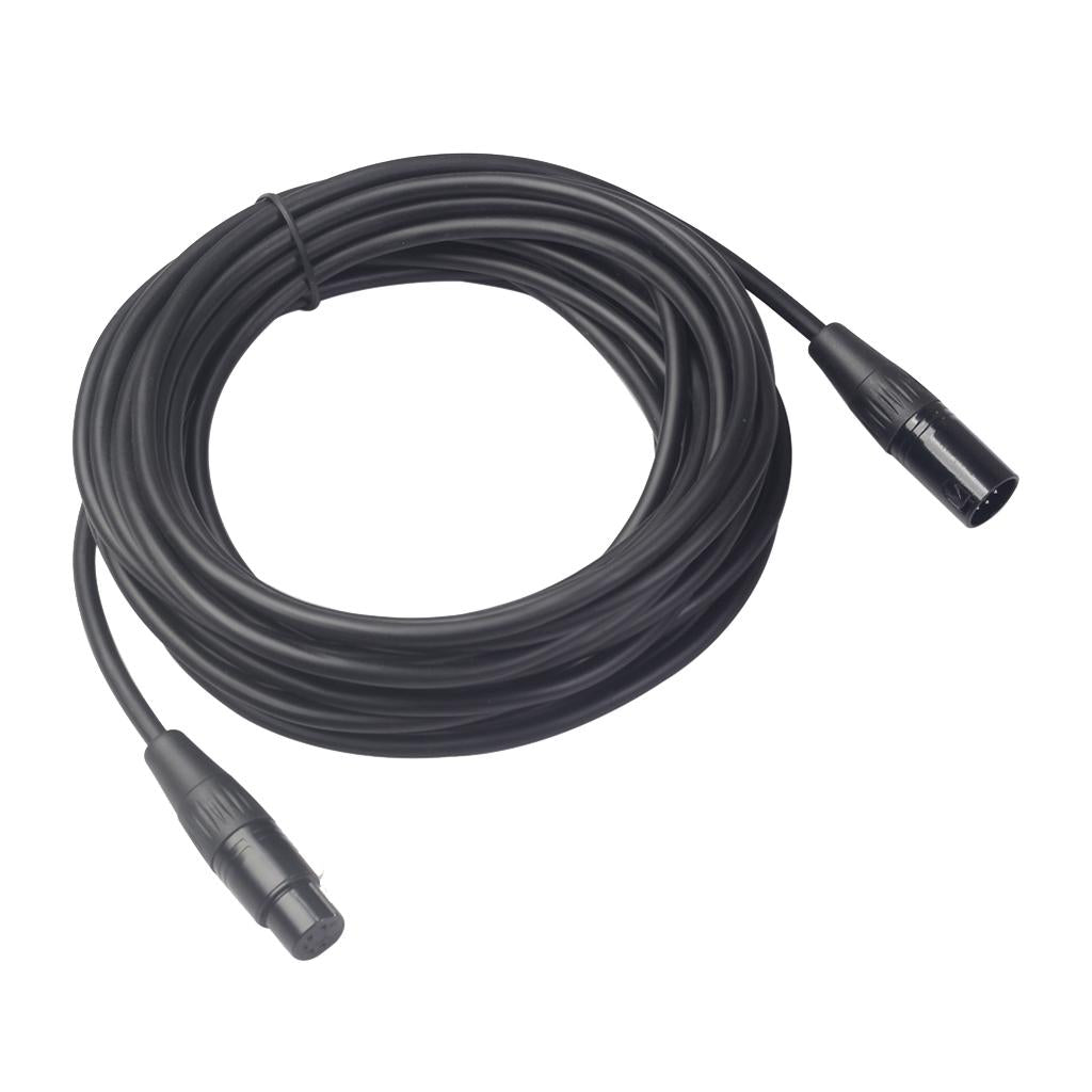 Black 5Pin XLR Male Plug to 5Pin XLR Female Audio Cable Adapter XK1075 15m