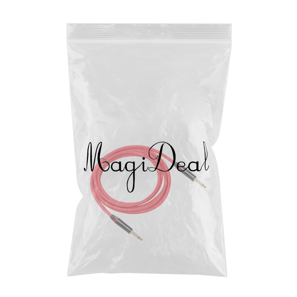 6.35mm Jack Male to Male Audio Line for Guitar Mixer Amplifier 3m