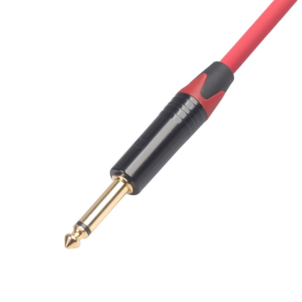 6.35mm Jack Male to Male Audio Line for Guitar Mixer Amplifier 3m