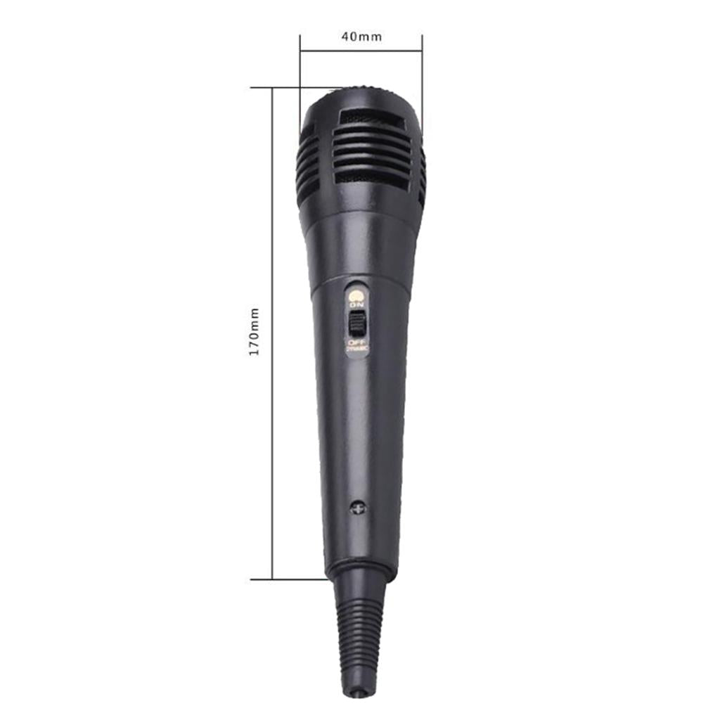 Dynamic Microphone Professional Moving Coil Handheld Mic 3.5mm Plug 3m Cable