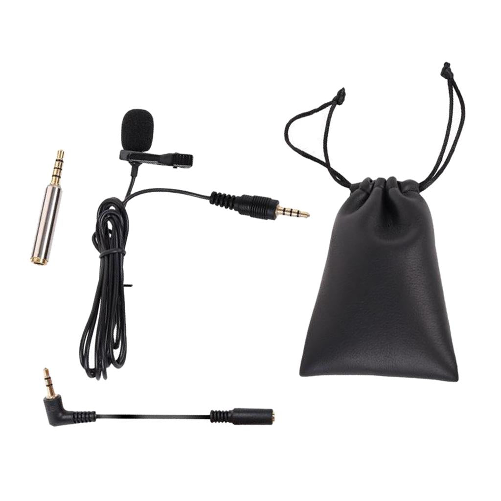 Professional Lavalier Lapel Microphone for Phone PC Video Conference Podcast