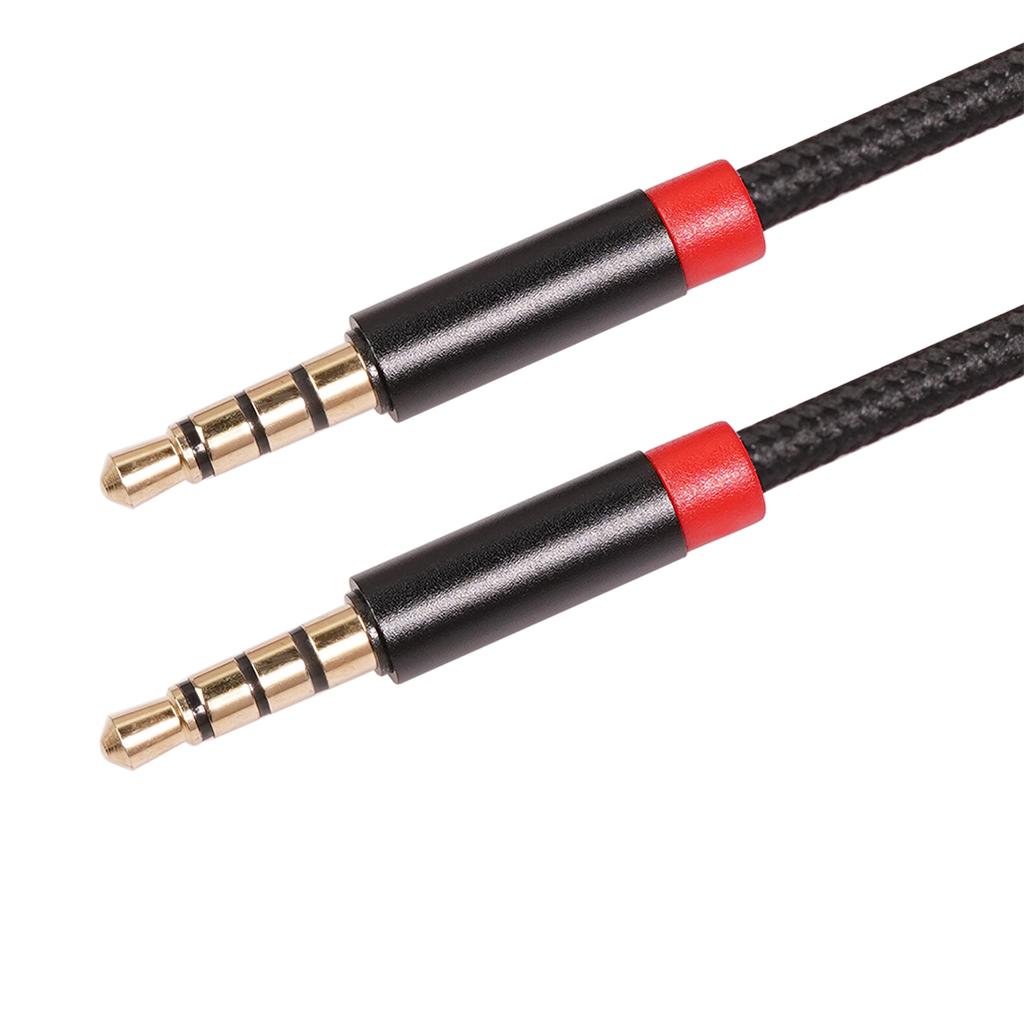 3.5mm Male to Male Stereo Audio AUX Cable Cord Fit for PC iPad MP3 Phone 1m