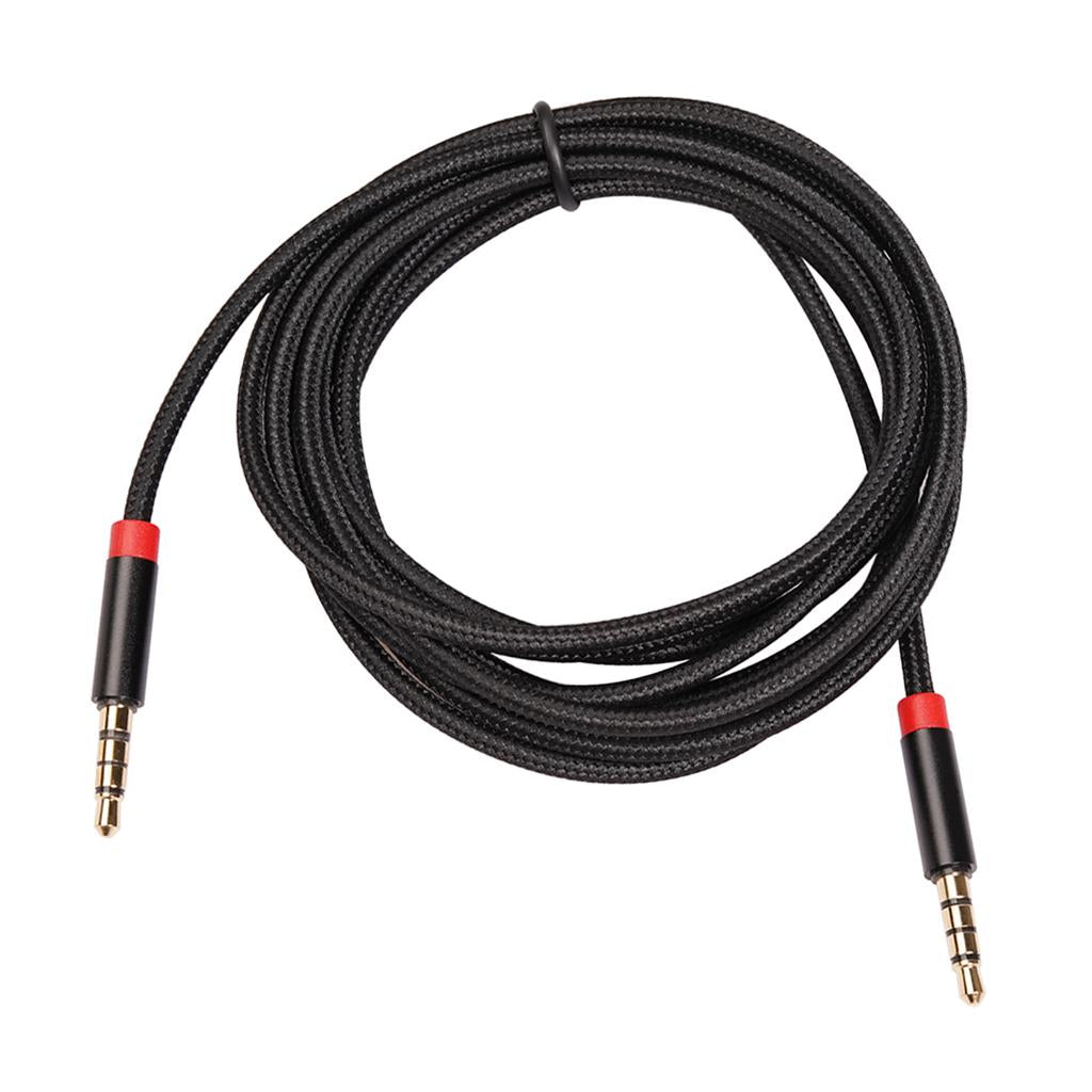 3.5mm Male to Male Stereo Audio AUX Cable Cord Fit for PC iPad MP3 Phone 2m