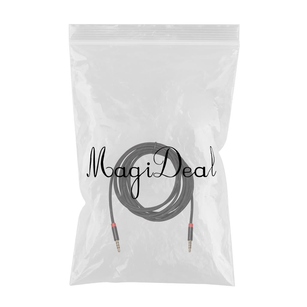3.5mm Male to Male Stereo Audio AUX Cable Cord Fit for PC iPad MP3 Phone 3m