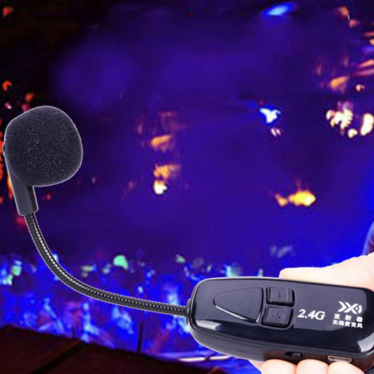 Tie Clip Mic Lapel Lavalier 2.4G Microphone for iPhone iPad iPod Smartphone