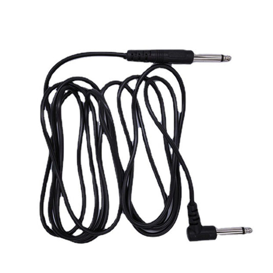 3M Bass Amp Guitar Cord 1/4" Right Angle to Straight for Audio Amplifier