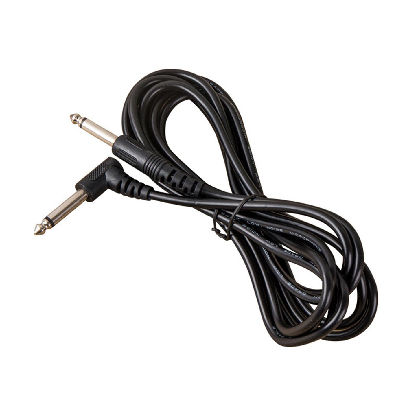 3M Bass Amp Guitar Cord 1/4" Right Angle to Straight for Audio Amplifier