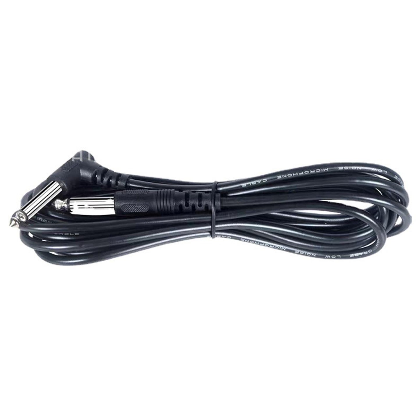 3M Bass Amp Guitar Cord 1/4" Right Angle to Straight for Audio Amplifier