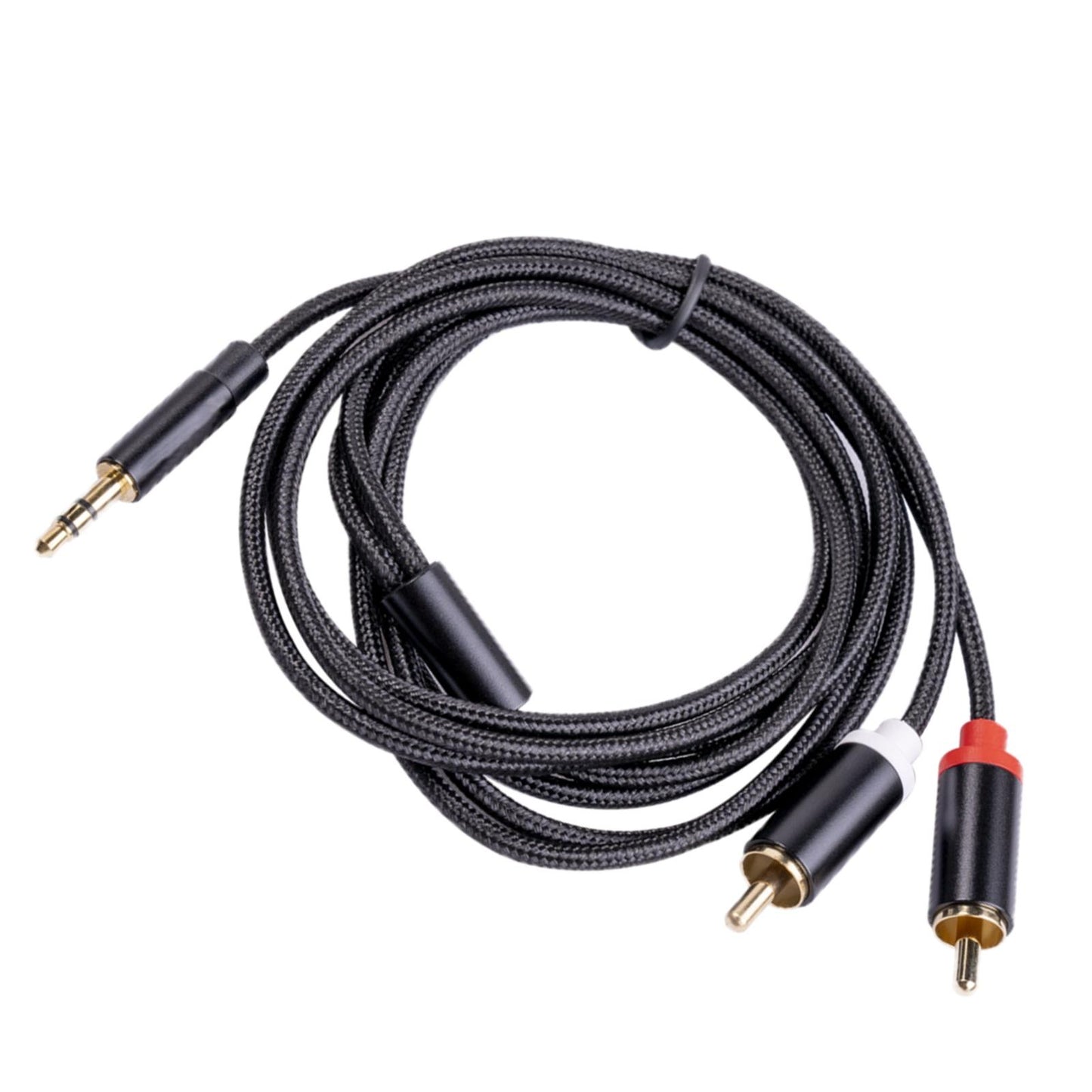 1/1.8/3M 3.5mm 2RCA M to Male Audio Cable Hi Fi Stereo AUX Cord Adapter 1.8M