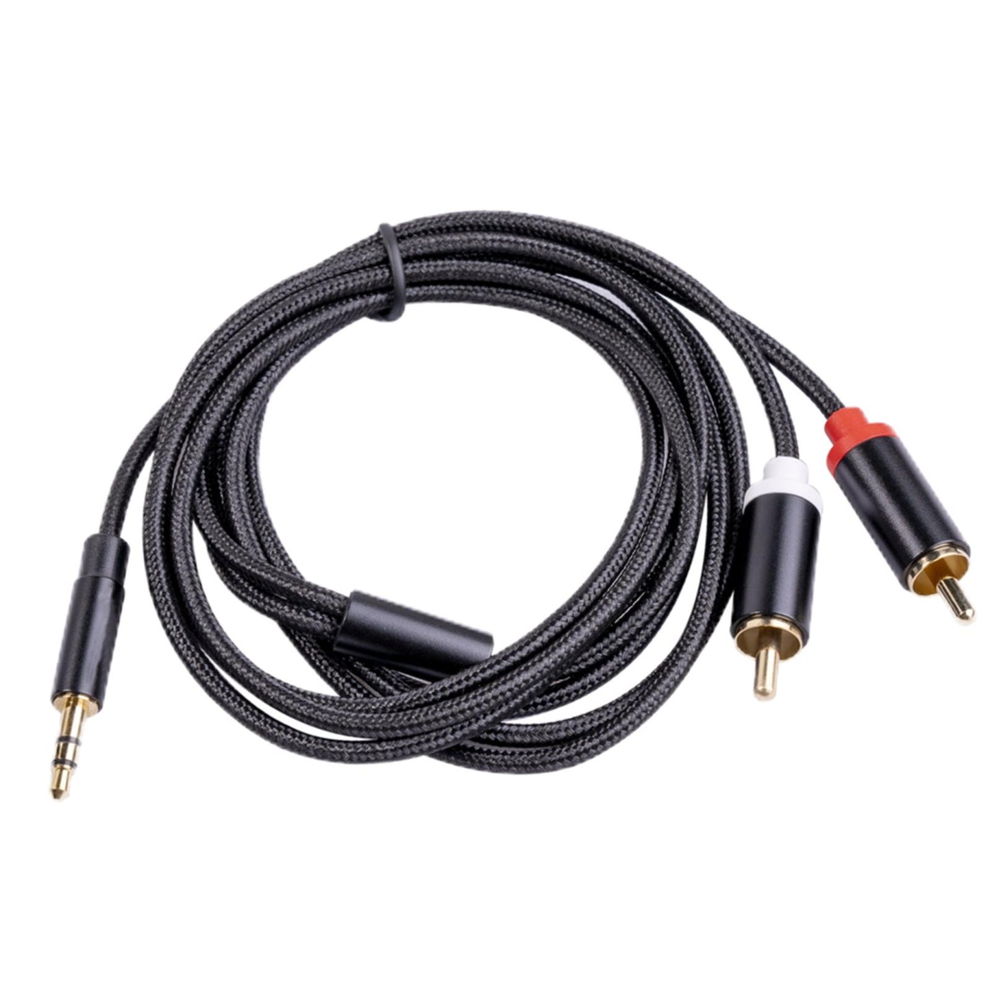 1/1.8/3M 3.5mm 2RCA M to Male Audio Cable Hi Fi Stereo AUX Cord Adapter 1.8M