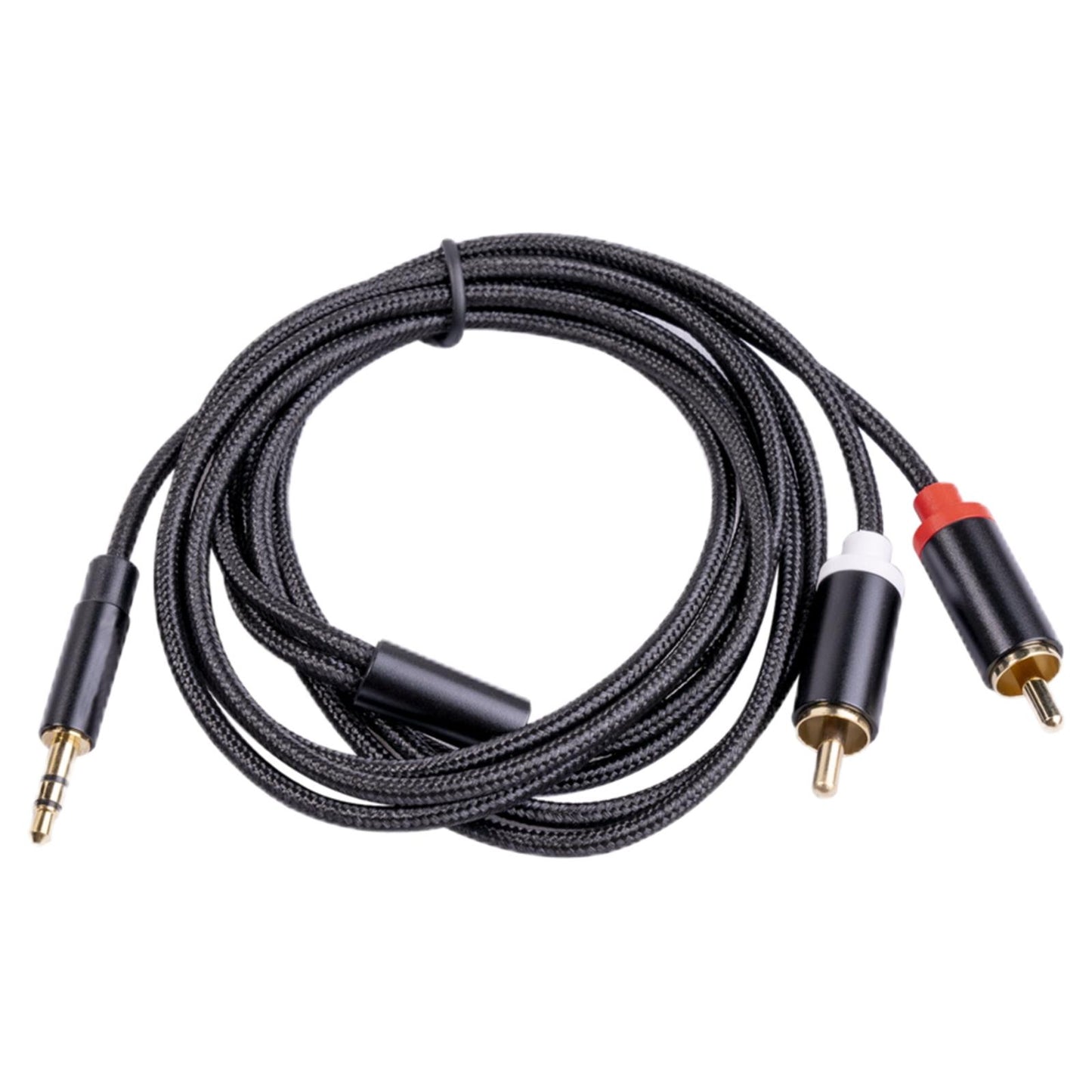 1/1.8/3M 3.5mm 2RCA M to Male Audio Cable Hi Fi Stereo AUX Cord Adapter 1.8M