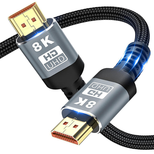 8K HDMI Cable 48Gbps Dynamic HDR High Speed for Projector Monitor 3 Meter