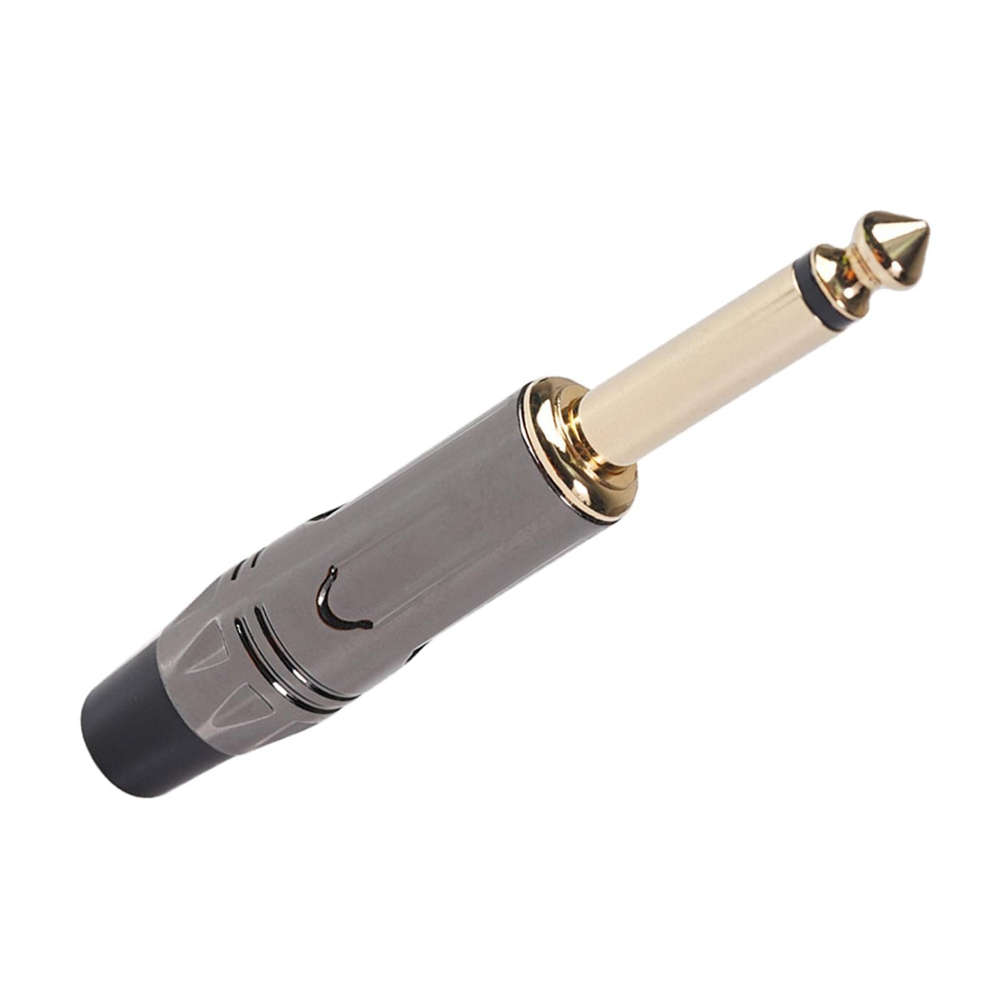 6.35mm Mono Plug 1/4 Soldering Jack Audio Connector Jack Plug for Speaker