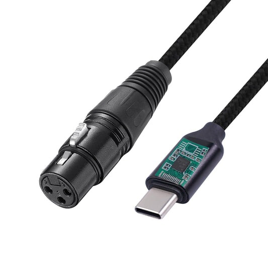 USB Type C Male to 3-Pin Cable Data Cord for Smart Phones Type C Devices 2M