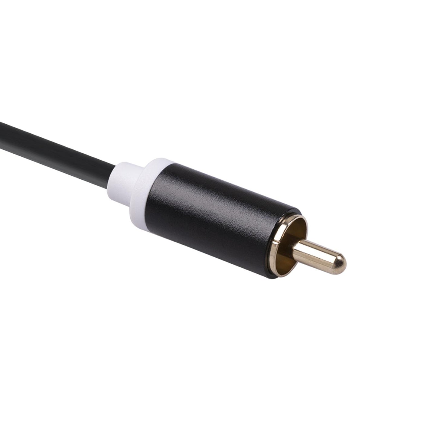 Audio Metal 3.5mm Stereo Jack to 2 RCA Phone Cable 6.35mm to 2RCA Cable 1.5M