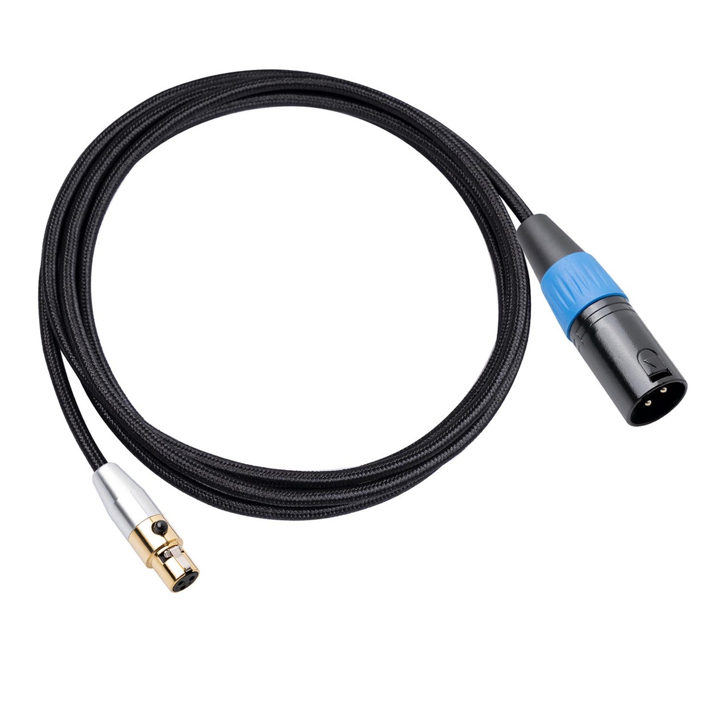 4.5mm MINI XLR Female to XLR Male Stereo Audio Adapter Cable Mini Jack 5M