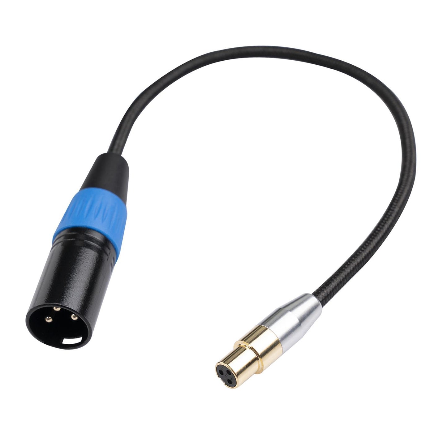 4.5mm MINI XLR Female to XLR Male Stereo Audio Adapter Cable Mini Jack 1M