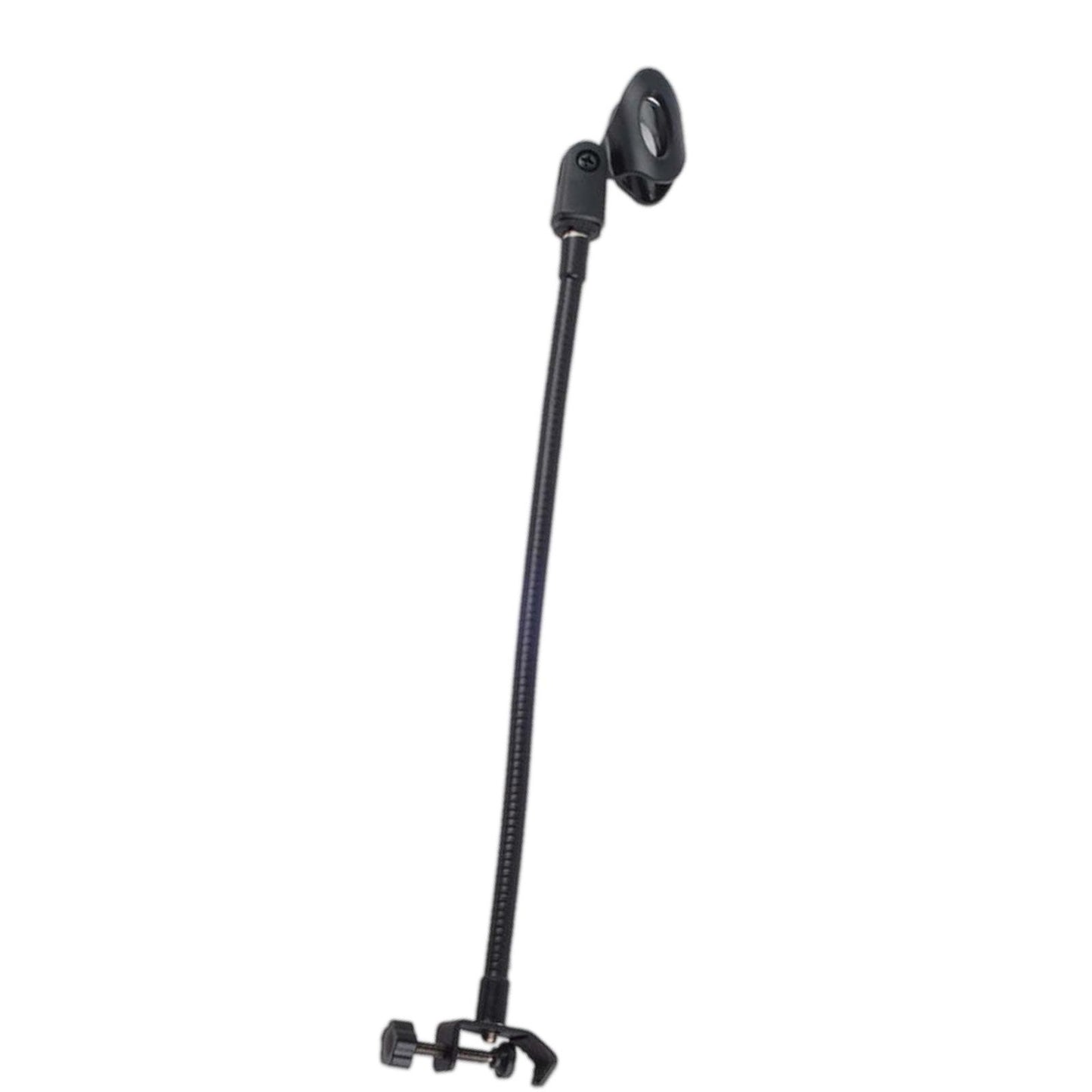 Iron Desk Mic Stand Universal Hose Shelves Microphone Flexible Tube Clips