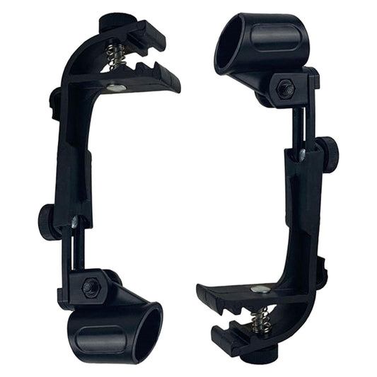 2 Pcs Drum Microphone Holder Clip On Drum Rim Portable for Desktop Lecture
