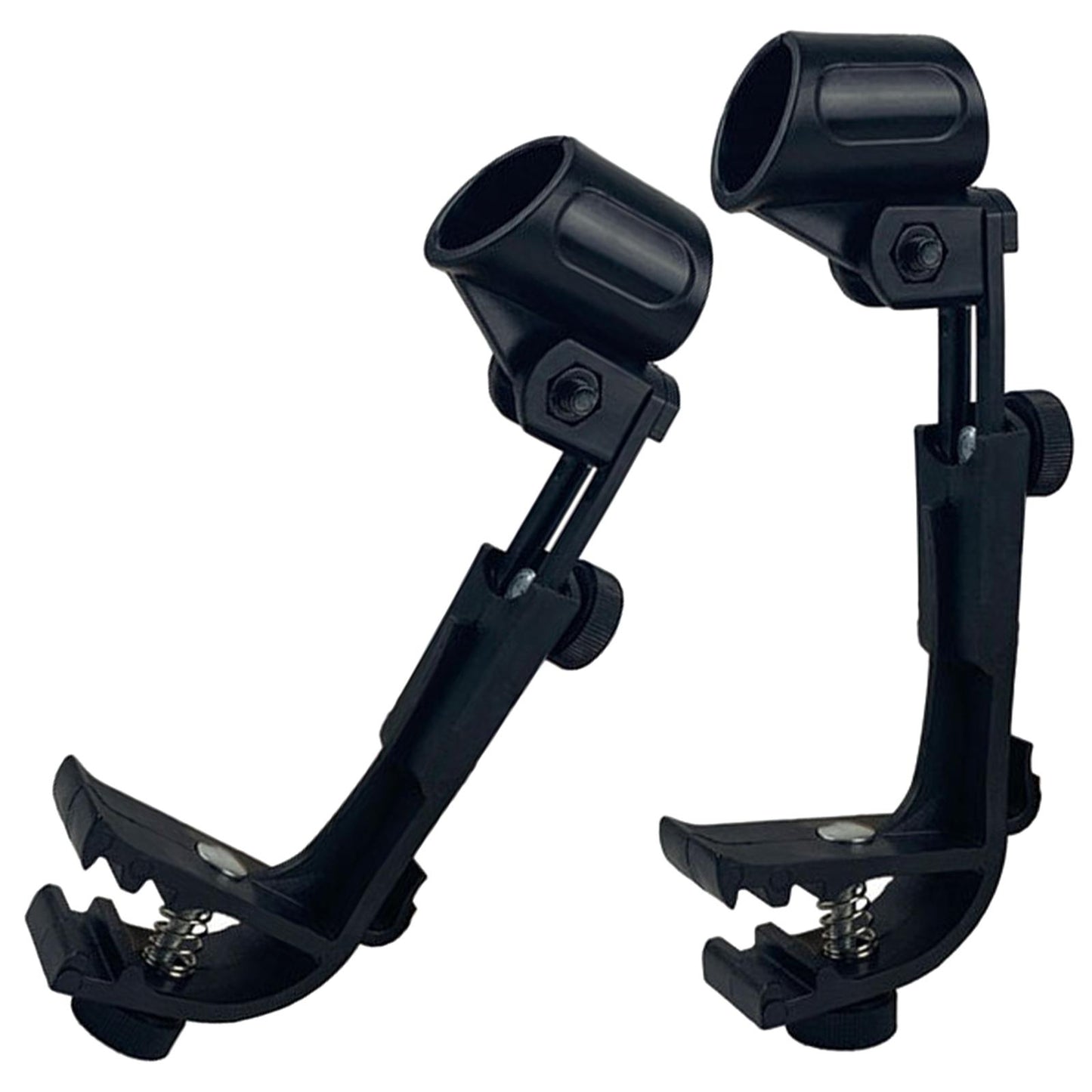 2 Pcs Drum Microphone Holder Clip On Drum Rim Portable for Desktop Lecture