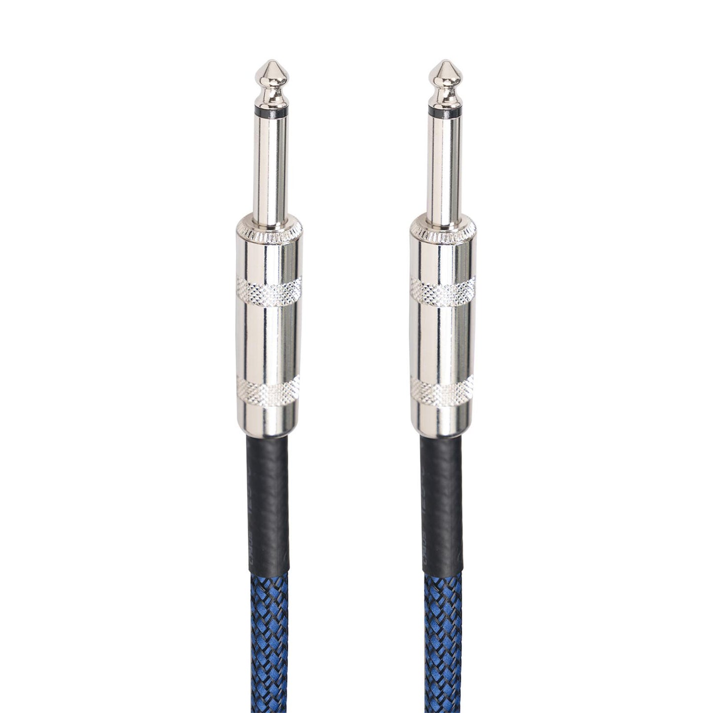 1/4" Straight Instrument Cable Electric Instrument Cable for Speaker Mixer 1.8 Meters