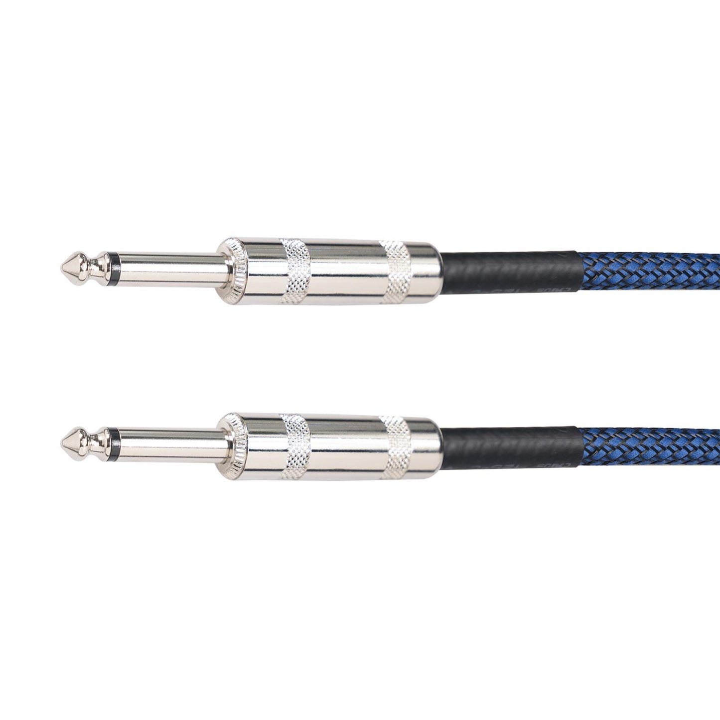 1/4" Straight Instrument Cable Electric Instrument Cable for Speaker Mixer 1.8 Meters