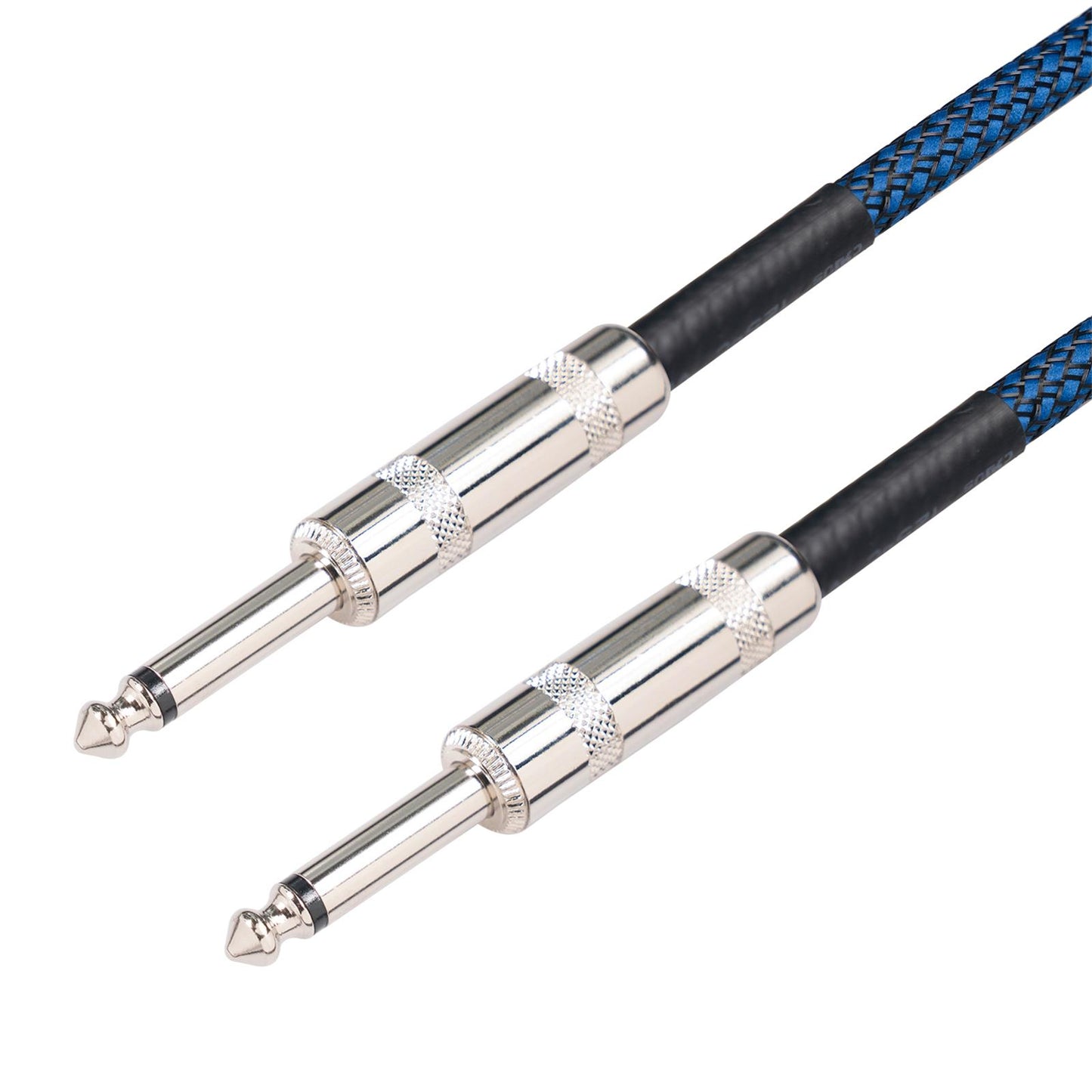 1/4" Straight Instrument Cable Electric Instrument Cable for Speaker Mixer 1.8 Meters
