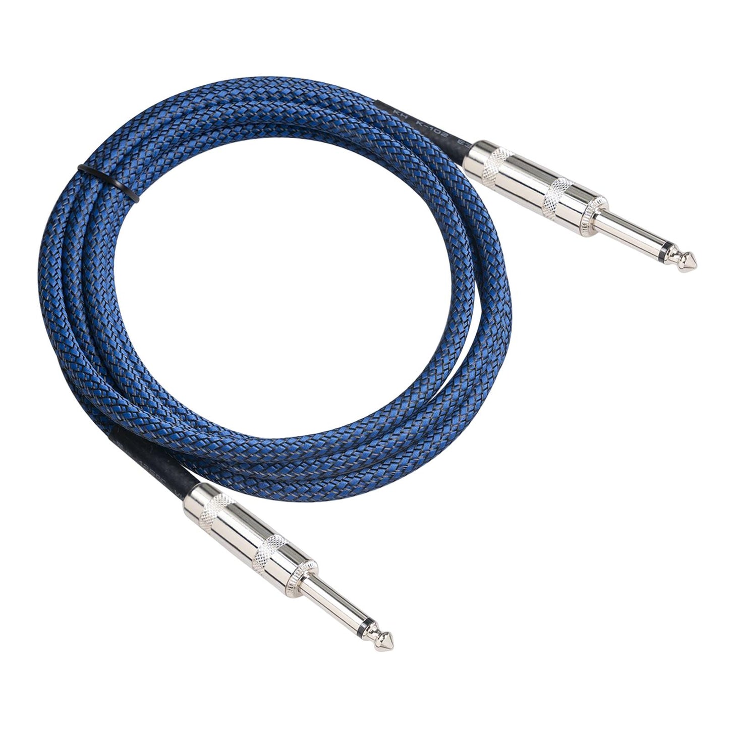 1/4" Straight Instrument Cable Electric Instrument Cable for Speaker Mixer 3 Meters