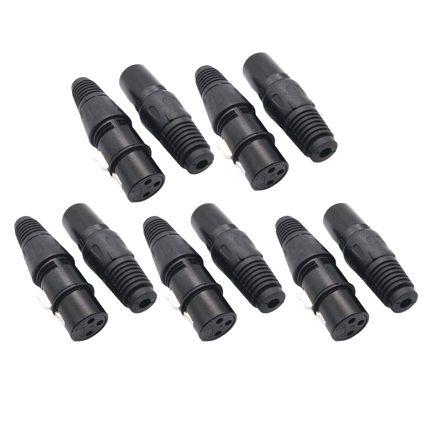 Premium Dmx 3Pin Male & Female Mic Snake Plug for Studio Recording Speakers