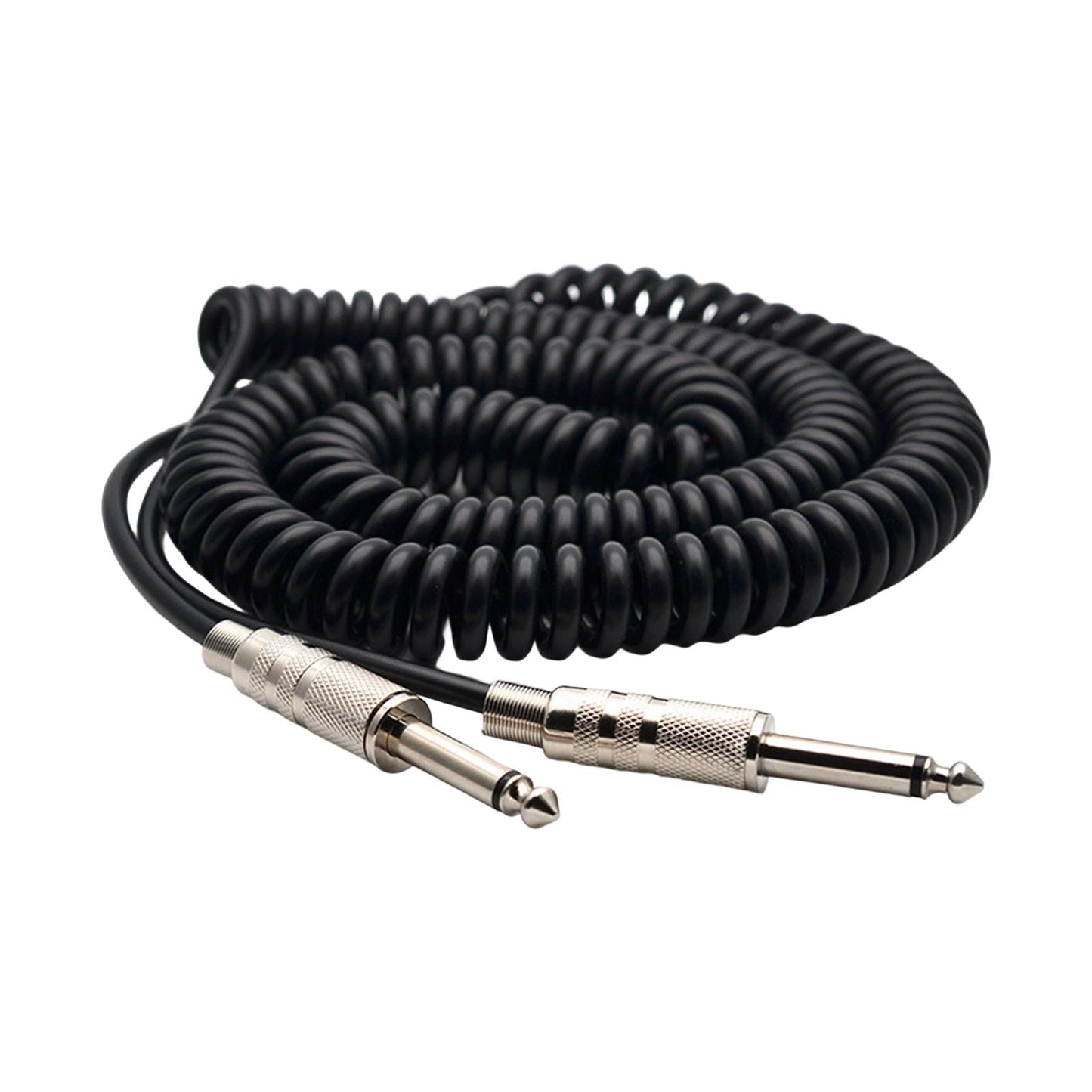 Guitar Spring Cable 6.5mm to 6.5mm Length 5M for Microphone Mixer