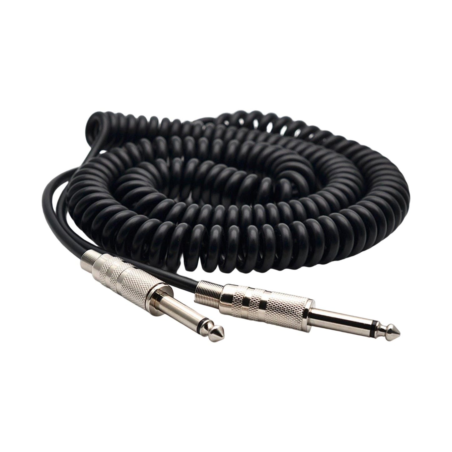 Guitar Spring Cable 6.5mm to 6.5mm Length 5M for Microphone Mixer
