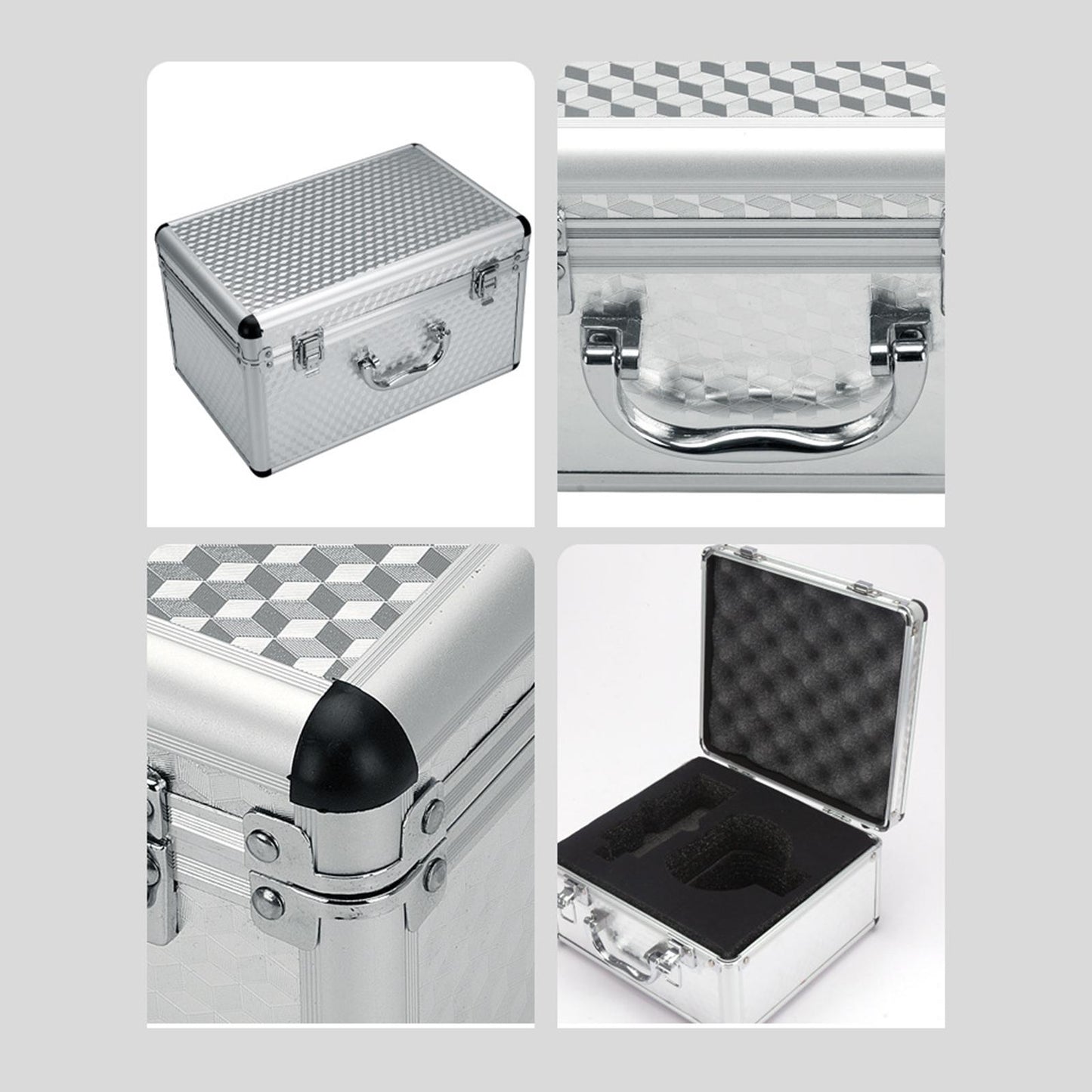 Microphone Carry Case Hard Shell Toolbox for Microphone Broadcast Equipment