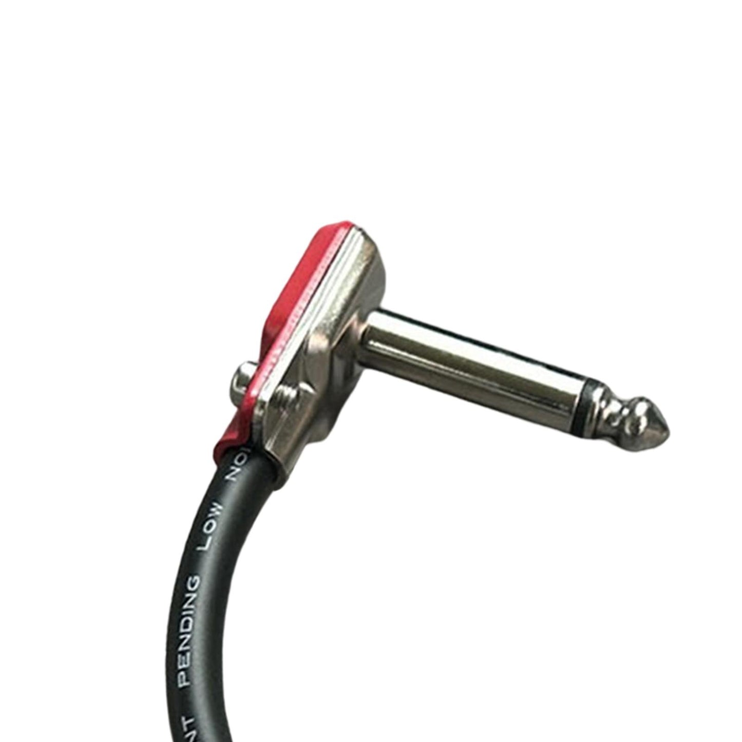 15cm Guitar Patch Cable Easy to Use Low Noise Right Angle Guitar Patch Cable Red