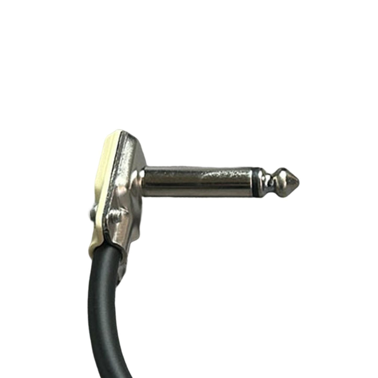 15cm Guitar Patch Cable Easy to Use Low Noise Right Angle Guitar Patch Cable White