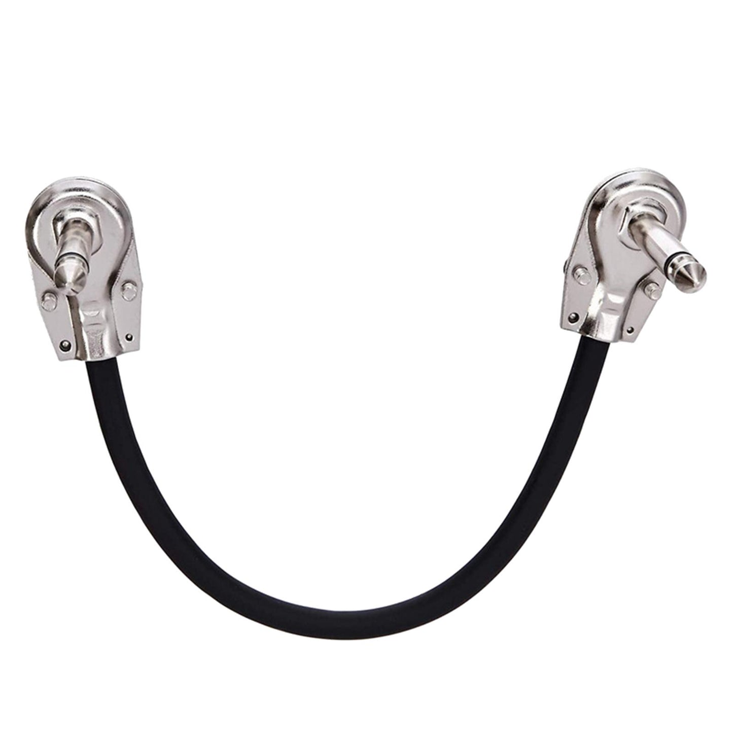 Guitar Patch Cable Cord Simply Plug into Guitar Pedal, Fit Tight Audio Cable Argent Flat 15CM