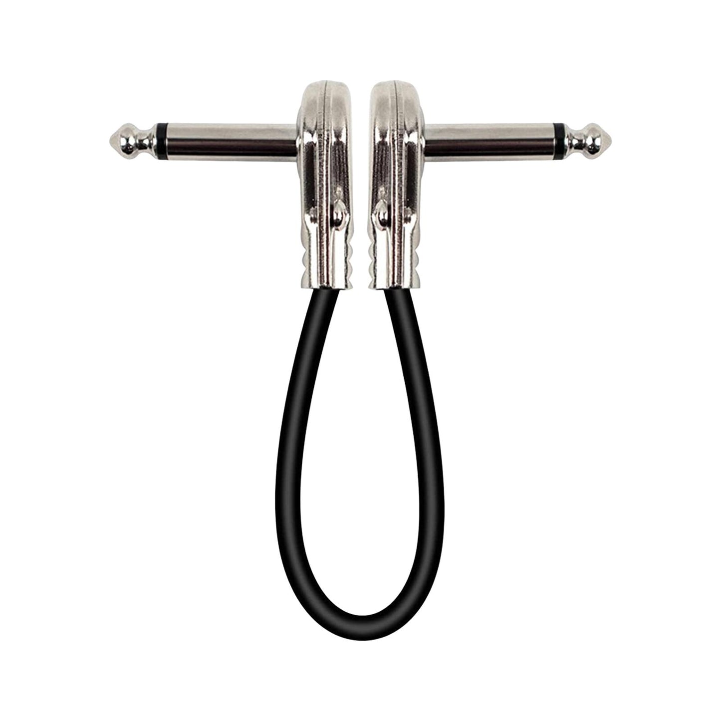 Guitar Patch Cable Cord Simply Plug into Guitar Pedal, Fit Tight Audio Cable Argent Flat 30CM