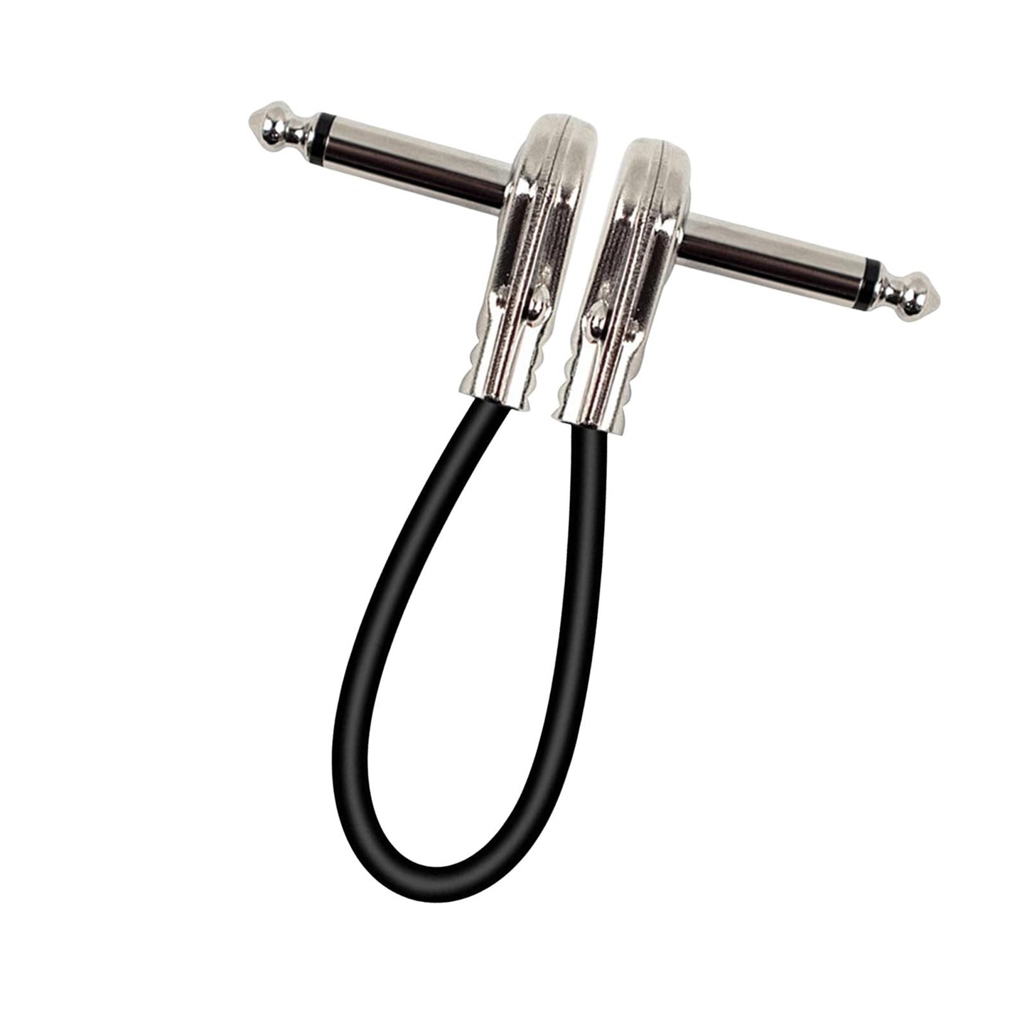 Guitar Patch Cable Cord Simply Plug into Guitar Pedal, Fit Tight Audio Cable Argent Flat 30CM