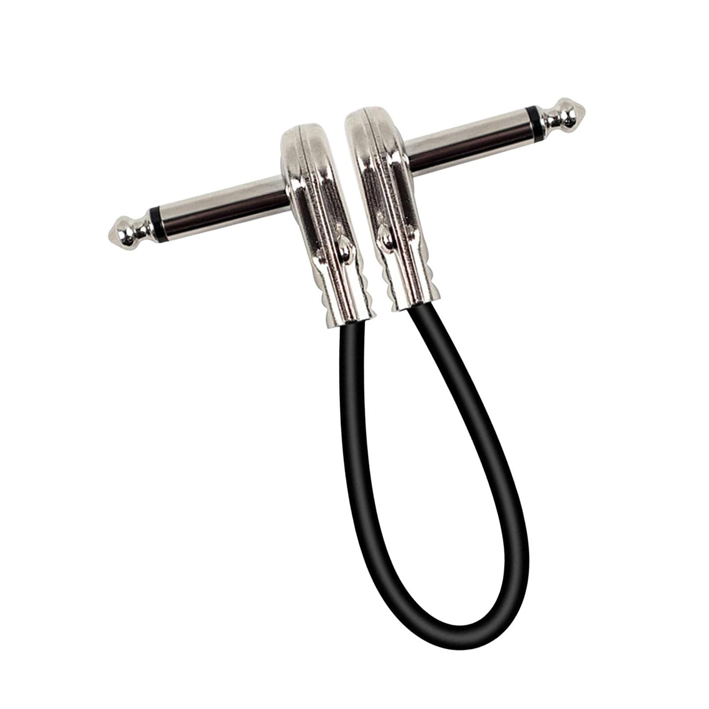 Guitar Patch Cable Cord Simply Plug into Guitar Pedal, Fit Tight Audio Cable Argent Flat 30CM