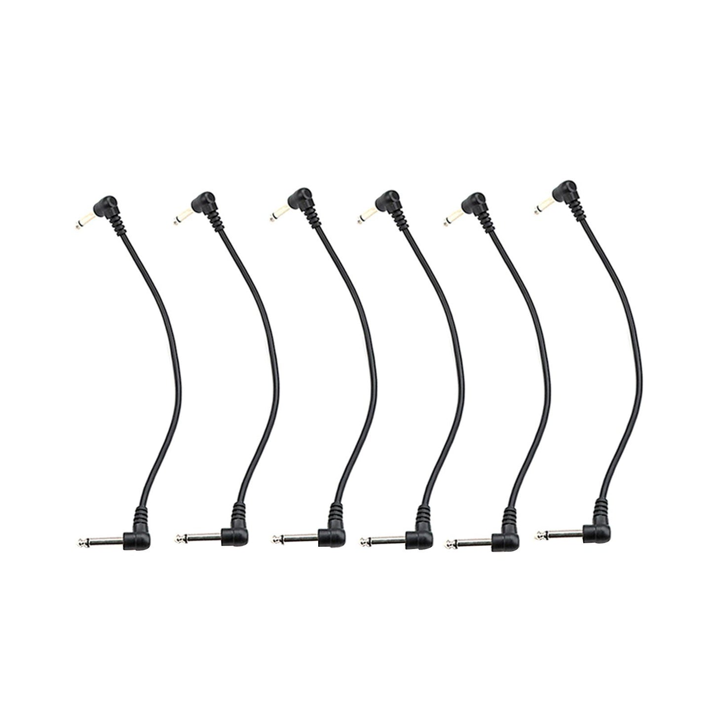 6 Pieces Guitar Effect Pedal Cable Professional Music Instrument Accessories