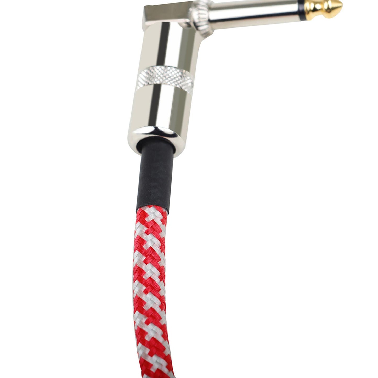 Guitar Patch Cable Right Angle for Electric Guitar Amplifier Acoustic Guitar