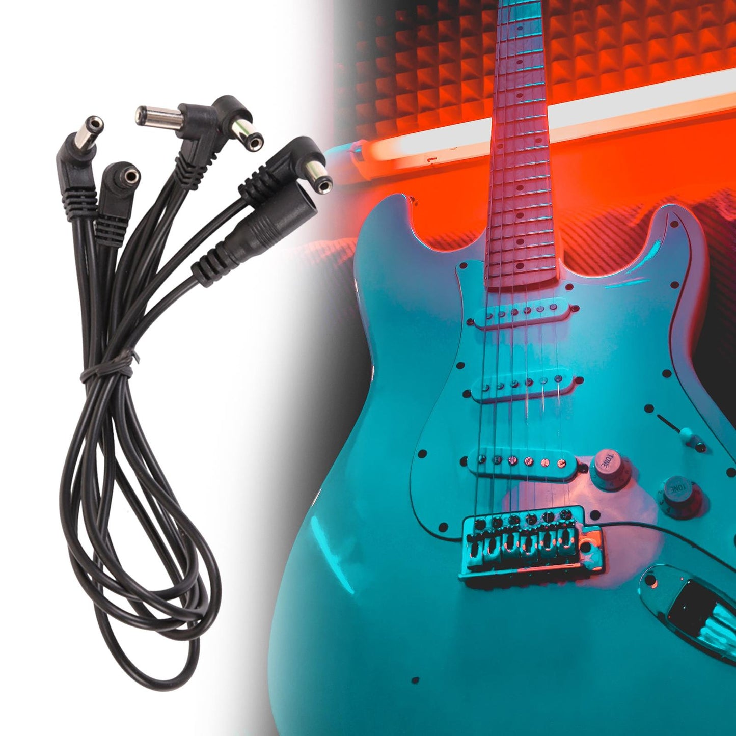 Electric Guitar Effect Pedal Cables for Electric Guitar Bass Acoustic Guitar